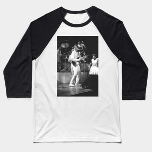 David Byrne BW Photograph Baseball T-Shirt